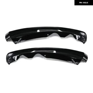 フォード モンデオ 2013 - 16 1ペア ABS 車フロント バンパー アンダー トリム モールディング スタイリング - black