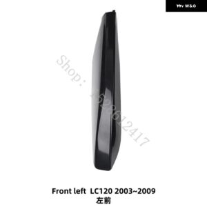 トヨタ プラド LC120 / LC150 2003 2004~2020 ルーフラックカバー シルバー ルーフバー ルーフレールエンドシェル 交換用 ラゲッジパックガード - Front left LC120