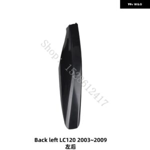 トヨタ プラド LC120 / LC150 2003 2004~2020 ルーフラックカバー シルバー ルーフバー ルーフレールエンドシェル 交換用 ラゲッジパックガード - Back left LC120