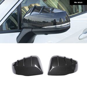 トヨタ RAV4 XA50 2019 - 24 XA 50 ハイブリッドカーバックミラー サイドモールディングカバー シェルアクセサリー - Carbon Fiber