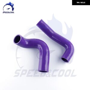 1955-1957 シボレー ベルエア 4.3L 4.6L V8 エンジン シリコン ラジエーター クーラント パイプ チューブ ホースキット - Purple