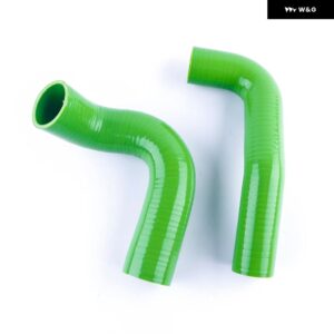 1955-1957 シボレー ベルエア 4.3L 4.6L V8 エンジン シリコン ラジエーター クーラント パイプ チューブ ホースキット - Green