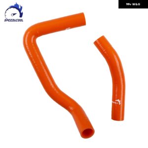 1983-1987 トヨタ カローラ AE86 レビン スプリンター シリコン ラジエーター クーラント チューブ パイプ ホース キット - Orange