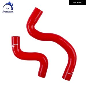 2000-2015 プジョー 206 1.4L 1.6L 車用シリコン ラジエーター 冷却 パイプ チューブ ホースキット - Red