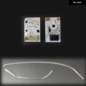 アウディ A3 S3 2016-2020 車用 LED ヘッドライト DRL デイタイム ランニングライト ガイド回路基板 ライト マイクロチップ 光源ボード - 4X Right