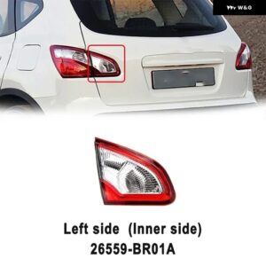 テールライト リア ブレーキライト ウィンカーライト フォグランプ テールランプ 日産 キャシュカイ 2008-2015 EU バージョン 26550-BR00A - Left Inner