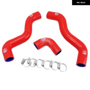 シリコン ラジエーター ホース FIAT UNO 1.3 IE TURBO MK1 85-91 3個 - K8-134 RED