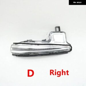 自動リバースバックミラー カバー ベースシェル ウィンカーライト ガラスレンズ フレーム ロアキャップ トヨタ シエナ2021 - 23 - D Light right