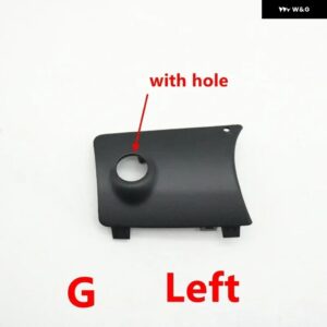 自動リバースバックミラー カバー ベースシェル ウィンカーライト ガラスレンズ フレーム ロアキャップ トヨタ シエナ2021 - 23 - G with hole LH