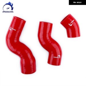 1999-2004 ランドローバー ディスカバリー 2 TD5 ターボ インタークーラー パイプ シリコンホース - Red