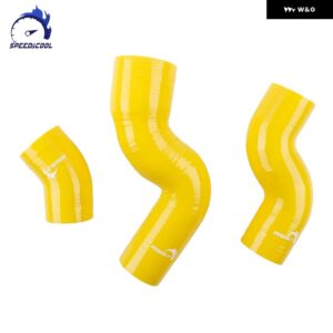 1999-2004 ランドローバー ディスカバリー 2 TD5 ターボ インタークーラー パイプ シリコンホース - Yellow