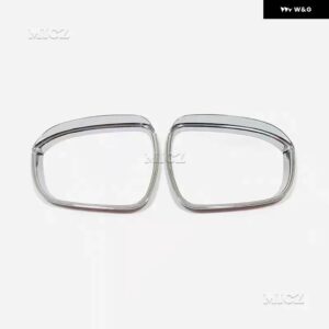 日産 セントラ 2020-2023 2024 ABS 車ドアサイドウィングミラー レインアイブロウシールドカバー バックミラー レインプルーフアイリッド トリム - Silver