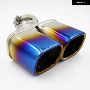 日産 キャシュカイ J10 2007 2008 2009 2010~2015 ステンレス テール パイプ マフラー スリーブ デコレーション トリム カーアクセサリー - D