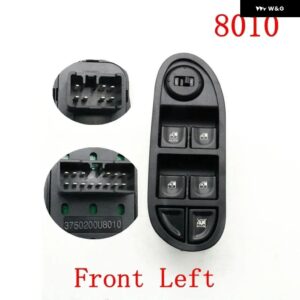 車内ウィンドウレギュレータースイッチ フロント左/右電動ガラスリフタースイッチ JAC J3 RS - 8010 Left