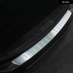 自動車アクセサリー 304 ステンレス インナー アウター リア バンパー プロテクター シル フォルクスワーゲン シャラン 2012-2017 - Internal