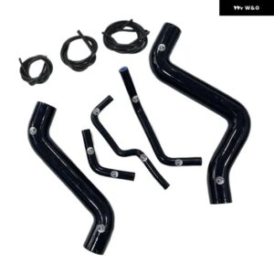 シリコン ラジエーター ホース FIAT フィアット クーペ 1.8 16V 2.0 ターボ 16V GT - K8-86-V Black