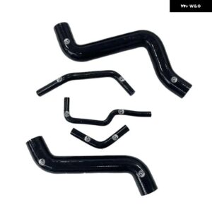 シリコン ラジエーター ホース FIAT フィアット クーペ 1.8 16V 2.0 ターボ 16V GT - K8-86 Black