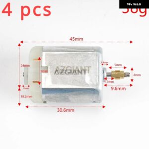 10MM FC-280PT-22125 セントラ ルドアロック アクチュエーター モーター 真鍮カラーシャフト パワーロックリペア エンジン 交換 トヨタ レクサス - 4 PCS