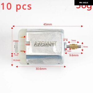 10MM FC-280PT-22125 セントラ ルドアロック アクチュエーター モーター 真鍮カラーシャフト パワーロックリペア エンジン 交換 トヨタ レクサス - 10 PCS
