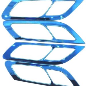 プジョー 508 2011 - 17 インナー ドアハンドル フレーム インナードアボウルハンドル スパンコール ステッカー - Blue 4PCS