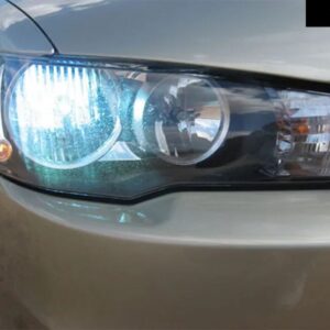 三菱 ランサー VIII 10 X EVO ギャランフォルティスプロトン INSPIRA 超高輝度 DTM M4 スタイル LED エンジェルアイキット ハローリング - halogen HD