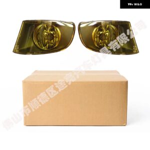 BMW 3シリーズ E92 E93 07-11 クーペ コンバーチブル フォグランプ ク リアランプ H8 電球 付きペア - Amber Lens