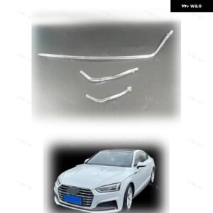 アウディ A5 2017-2020 2018 2019 車高調 LED ヘッドライト DRL ライトガイドプレート チューブ デイタイム ランニング エンジェルアイ - 3Pcs Left side