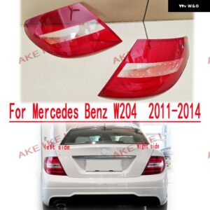 車用 リア テールライト レンズ メルセデス ベンツ W204 C180 C200 C220 C260 C280 2011-2014 フォグランプ テールストップ シグナルランプ カバー シェル - 2pcs pair light