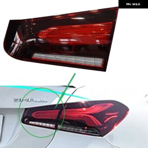 リアライトレンズ メルセデス ベンツ A クラス W177 A180L A200L 2019 2020 セダン 車テールランプレンズ オート ブレーキライト シェル交換 - Inner Passenger Side