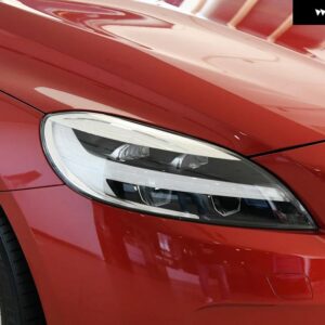 VOLVO V40 2017-2019 ヘッドランプ キャップ 車 ヘッドライト レンズ ランプ クリアシェード シェル オートライトランプシェード ランプカバー - Right Side