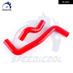 1991-1997 トヨタ カローラ レビン AE101 4A-FE 7A-FE シリコン ラジエーター クーラント パイプ チューブ ホース キット - Red