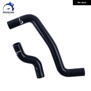 1991-1997 トヨタ カローラ レビン AE101 4A-FE 7A-FE シリコン ラジエーター クーラント パイプ チューブ ホース キット - black