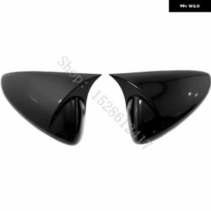 マツダ CX-30 CX30 2020 2021 2022 ~2024 カーアクセサリー ABS バックミラー カバー トリム /バックミラー 装飾 スタイリング - Bright Black