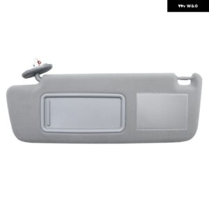 車用サンバイザー トヨタ ランドクルーザー J12 2002-2009 プラド LC120 2003-2009 運転席側 助手席側 LEDランプ付き 74310-6A020 - Grey Left Driver