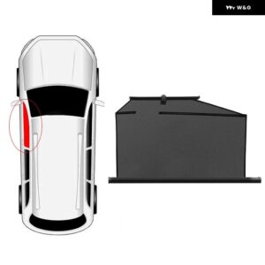 車用サイドウィンドウサンシェード 汎用 自動格納式パラソル カーウィンドウサンシェード サンブロック 窓 - Front left window