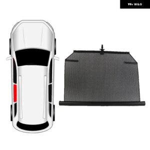 車用サイドウィンドウサンシェード 汎用 自動格納式パラソル カーウィンドウサンシェード サンブロック 窓 - Rear left window