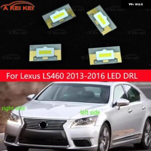車用 ヘッドライト ライトガイドプレート チップボード レクサス LS460 2013 - 16 LED DRL エンジェルアイ デイタイム ランニングライト チューブ バー - Right light