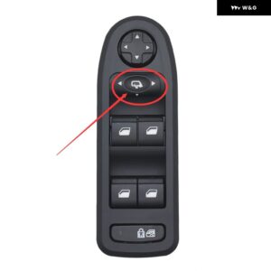 プジョー 308 508 2007-2013 シトロエン C5 オートウィンドウ コントロール スイッチ サイドミラー ボタン 98054508ZD 96659465ZD 98053439 - With Folding