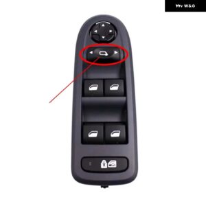 オートマスターウィンドウスイッチ プジョー 308 508 シトロエン C5 2007-2013 電動パワー ボタン 98054508ZD 96644915XT 98053439 96644915 - Without Folding