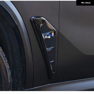 BMW 2019-21 X5 X5M G05 F95 光沢ブラック サイドフェンダー グリル エアベント カバー - Glossy Black