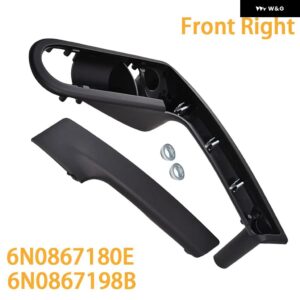 車内 ドアハンドル 保持カバー 付き フロント 左 右 6N0867179E 6N0867180E 6N0867197B 6N0867198B VW POLO 6N 6N2 - Front Right