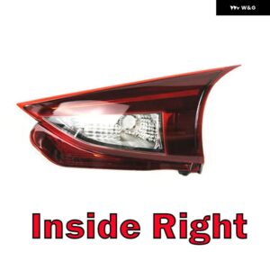 外装 アクセサリー マツダ 3 アクセラ ハッチバック 2013 - 16 リア テールライト シグナルランプ カーライト ハウジング 電球 なし - Inside Right