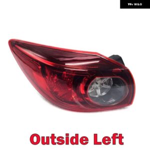 外装 アクセサリー マツダ 3 アクセラ ハッチバック 2013 - 16 リア テールライト シグナルランプ カーライト ハウジング 電球 なし - Outside Left