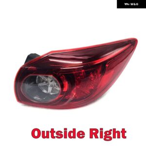 外装 アクセサリー マツダ 3 アクセラ ハッチバック 2013 - 16 リア テールライト シグナルランプ カーライト ハウジング 電球 なし - Outside Right