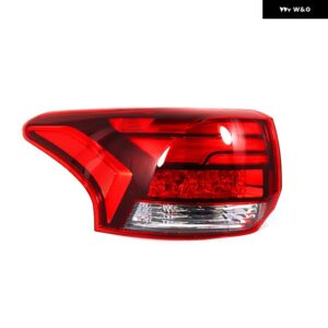 車用LED リア テールライト シグナルランプ ブレーキランプ ハザード灯 三菱 アウトランダーPHEV 2016 2017 2018 オートテールランプ アセンブリ - Outer Left