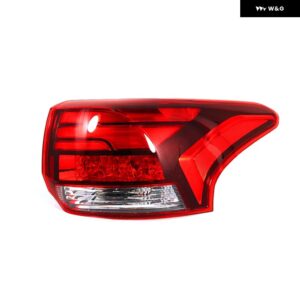 車用LED リア テールライト シグナルランプ ブレーキランプ ハザード灯 三菱 アウトランダーPHEV 2016 2017 2018 オートテールランプ アセンブリ - Outer Right