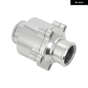 1-1/2インチホース 1.5インチ -16 アルミインラインサーモスタット ハウジング バイパスセンサーポート - sliver