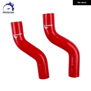 1970-1975年式 日産 S30 ダットサン 240Z 260Z 車用 シリコン製 ラジエーター クーラント パイプ チューブ ホース キット - Red