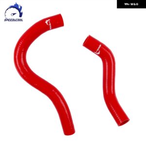 2002-2005 ホンダ シビック SI SIR TYPE-R EP3 2003 2004 シリコン ラジエーター クーラント パイプ チューブ ホース キット - Red