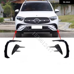 メルセデス ベンツ GLC W254 2023 2024 フロント グリル フォグランプ ストリップ フロント バンパー クレセント 装飾 ストリップ トリム カーアクセサリー - 9